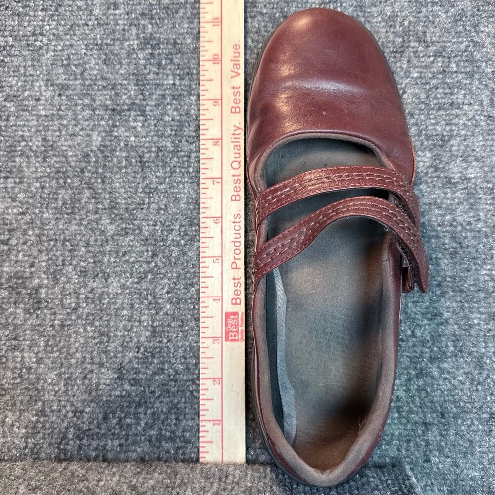 Propet Burgundy Leather Mary Jane Comfort Shoes Walking Womens Size 9 Straps - Picture 6 of 7